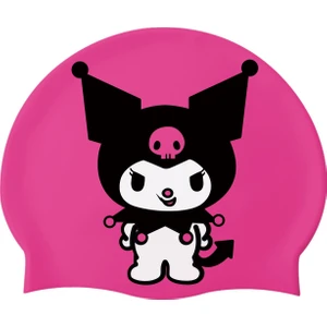 Kuromi Baskılı Silikon Bone Yüzücü Havuz ve Deniz Bonesi