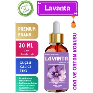 Aroma Terapi TR Lavanta - Esansiyel Koku Yağı 30 ml - Oda ve Ortam Kokusu