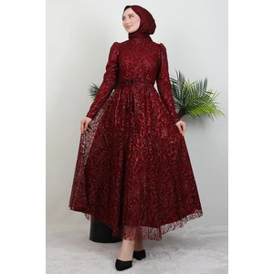 Ayperi Tesettür Abiye Bordo