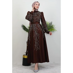 Buğlem Taşlı Abiye Acı Kahve