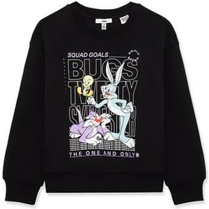 Bugs Bunny Baskılı Siyah Sweatshirt 7S10034-900