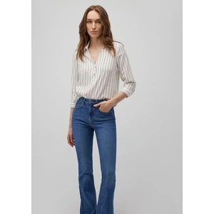 Çizgili Gri Bluz 122400-87977