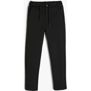 Basic Eşofman Altı Beli Bağlamalı Cepli Pamuklu