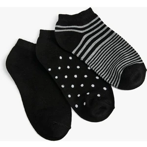 Koton Puantiyeli 3'lü Patik Çorap Seti