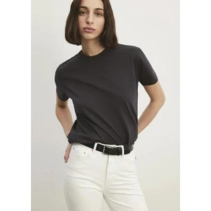 Antrasit Basic Tişört 1600965-70087