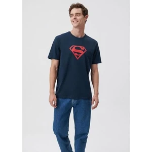Erkek Superman Baskılı Lacivert Tişört 0610754-70490