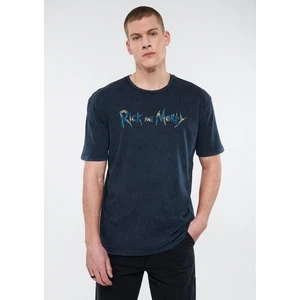 Erkek Rick and Morty Baskılı Antrasit Tişört 067110-34314