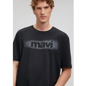 MAVİ BASKILI TİŞÖRT