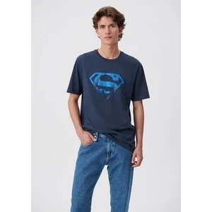 Superman Baskılı Lacivert Tişört 0611665-70490