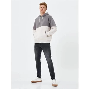 4Wam70045Mk 931 Antrasit Erkek Pamuk Jersey Sweatshirt