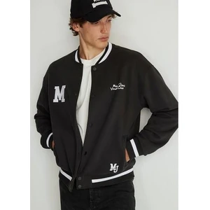 M Logo Baskılı Siyah Kolej CEKETI0S10167-900