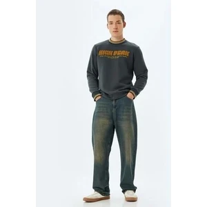 5WAM70003MK 853 Hakı Erkek Pamuk Jersey Sweatshırt