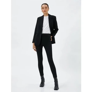 4Wal40056Md Blk Siyah Kadın Pamuk Denim Pantolon