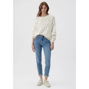 Cindy Gold Shape Gölgeli İndigo Mavisi Jean Pantolon 100277-33555