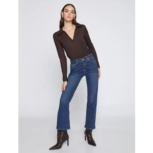Ispanyol Paça Kot Pantolon - Victoria Crop Jean