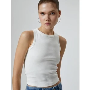 Ribanalı Basic Atlet Pamuklu Slim Fit