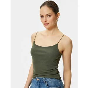 İnce Askılı Atlet Viskoz Kumaş Karışımlı