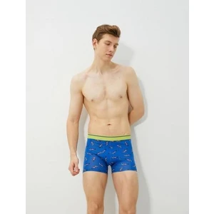 3'lü Boxer Seti Kuş Baskılı Beli Lastikli Pamuklu