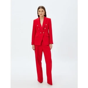 5Wak50074Uw 410 Kırmızı Kadın Blazer Takım Elbıse