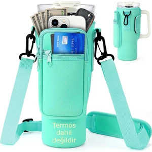 Quencher 1.18 Lt Termos Askılı Neopren Koruma Termos Kılıfı Çanta ve Omuz Askısı Aksesuar