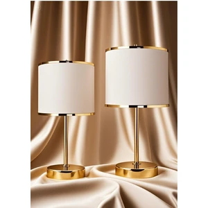 2 Adet Masa Abajuru Gece Lambası Deoratif Aydınlama