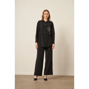 Kadın Kupra Takım Siyah