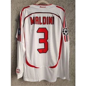 Milan Maldini Uzun Kollu Yetişkin Forması Beyaz