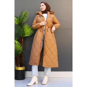 Mine Kapitone Mont Soft Turuncu