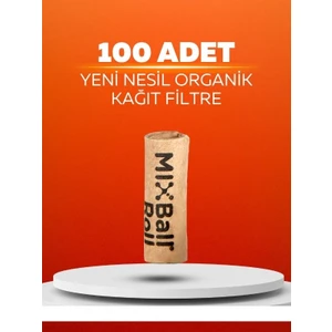 100 Adet Kilitli Ambalaj Yeni Nesil Organik Kağıt Filtre Zıvana