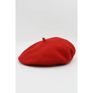 Kırmızı Ressam Bere Yünlü Şapka