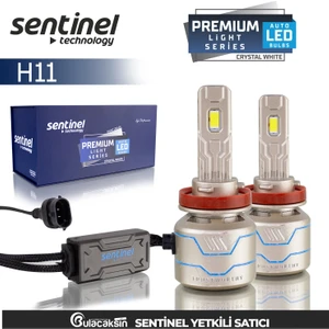 Sentinel Premium H11 Beyaz LED Xenon Ampül Seti 85W 14000 Lumen