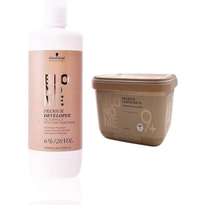 Orıjınal Yeni Blondme Blond Me Açıcı Premium Lightener 9+ Advanced Netralisation 450GR + 20 Vol