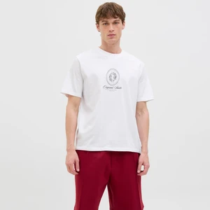 Jack & Jones Erkek Kisa Kollu Baskili Tisört - Dia