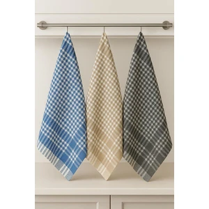 3’lü Mutfak Havlusu Kurulama Bezi, Mutfak Kurulama Bezi, El Bezi, Kurulama Bezi, Hızlı Kuruma 3’lü Alman Peçetesi 40X60 cm