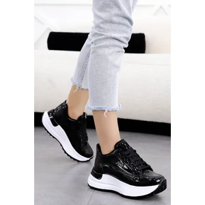 Mdl 157 Yüksek Tabanlı Bağcıklı Spor Ayakkabı