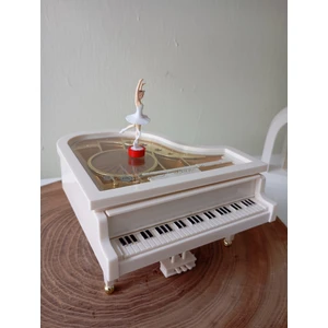 Balerinli Piyano Müzik Kutusu | Hediyelik Ürünler | Sevgililer Günü | Romantik Dekoratif Hediyelik