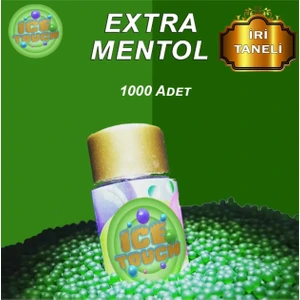 Ice Touch Mentol Topu Extra Iri Yeşil 1000 Adet + Aplikatör