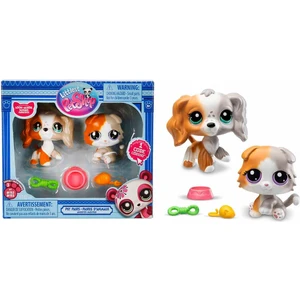 Littlest Pet Shop Minişler 2’li Figür Seti S3 - 153&AMP;152 Spanyel Köpek ve Scottis Fold Longhair Kedi