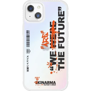 iPhone 13 Uyumlu Kılıf Skinarma Desenli Airbag Tasarımlı Kyanseru Kapak Şeffaf