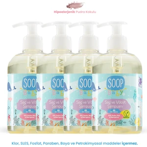 Soop Baby Baby Saç ve Vücut Şampuanı 4'lü Paket