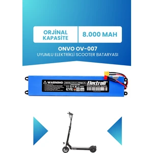 Onvo Ov-007 Uyumlu Batarya (ORJİNAL KAPASİTE) 36v 8000mah Pil Elektrikli Scooter Bataryası Değişimi