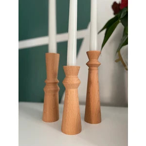 Vintage Esintili Mumluklar - 3'lü Set