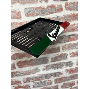 Italy Vespa Pleksi Motor Plakalığı