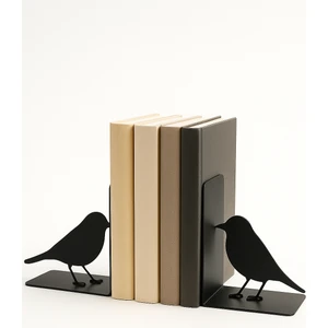 Kuş Figürlü Metal Kitap Tutucu 2’li Set – Doğa Temalı Dekoratif Masa Üstü Aksesuar