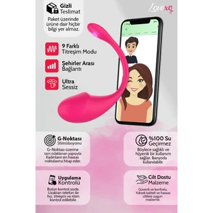 Telefon Kontrollü 10 Modlu Yumurta Vibratör – Akıllı Uygulama Destekli