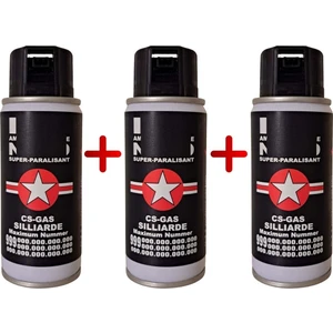 Biber Gazı  Nato Cs-Gas Taşınabilir Savunma Spreyi 3 Adet 100 ml SKT11/2029 3'lü Paket
