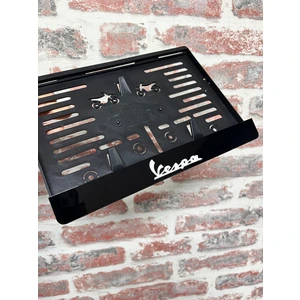 3ADİJİTAL Beyaz Vespa Motor Plakalığı