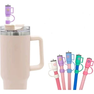 Pipet Tıpası Quencher Pipet Tıpası Çiçek Detaylı Pipet Tıpası