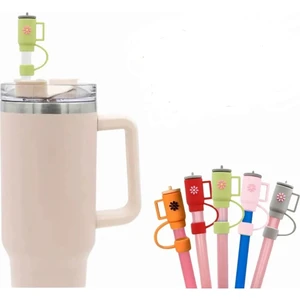 Pipet Tıpası Quencher Pipet Tıpası Çiçek Detaylı Pipet Tıpası