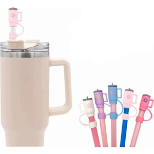 Pipet Tıpası Quencher Pipet Tıpası Çiçek Detaylı Pipet Tıpası